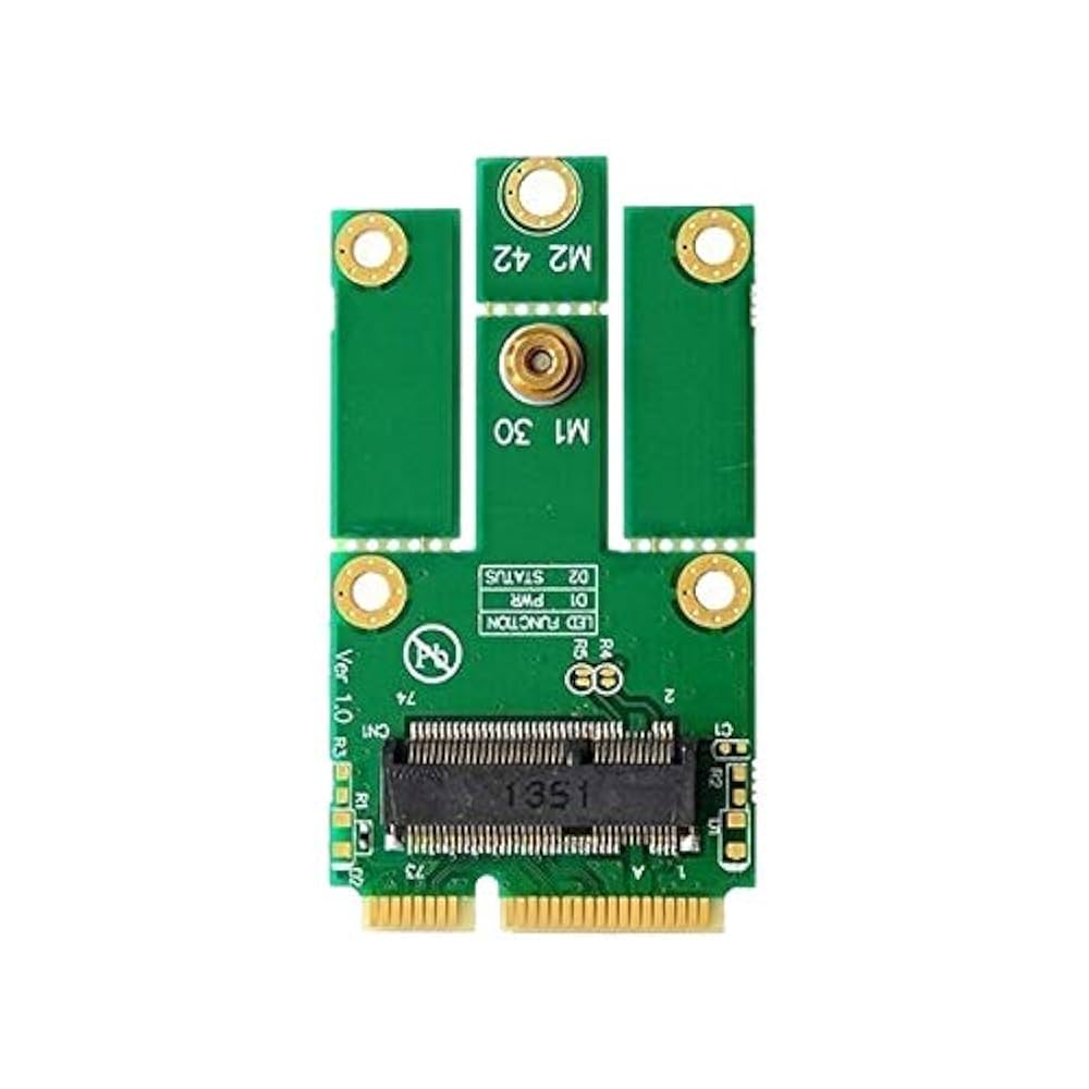 Amazon | M.2（NGFF）→mini PCI express変換 WiFi+Bluetooth
